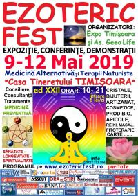 EzotericFest Timişoara, ediţia a XXII-a, 9-12 mai 2019