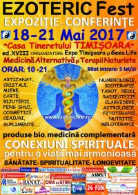 EzotericFest Timişoara, ediţia XVIII-a, 18 –21 Mai 2017